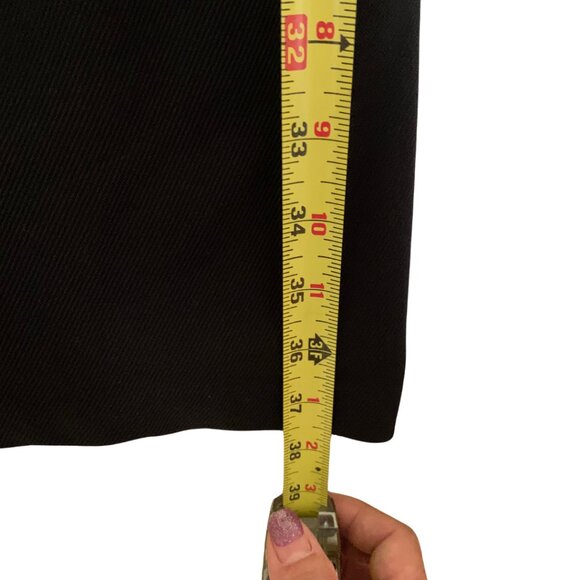 NWT Ann Taylor Black Sheath Dress Unique Neckline, Elegant Fit | Size 6 - Picture 9 of 12